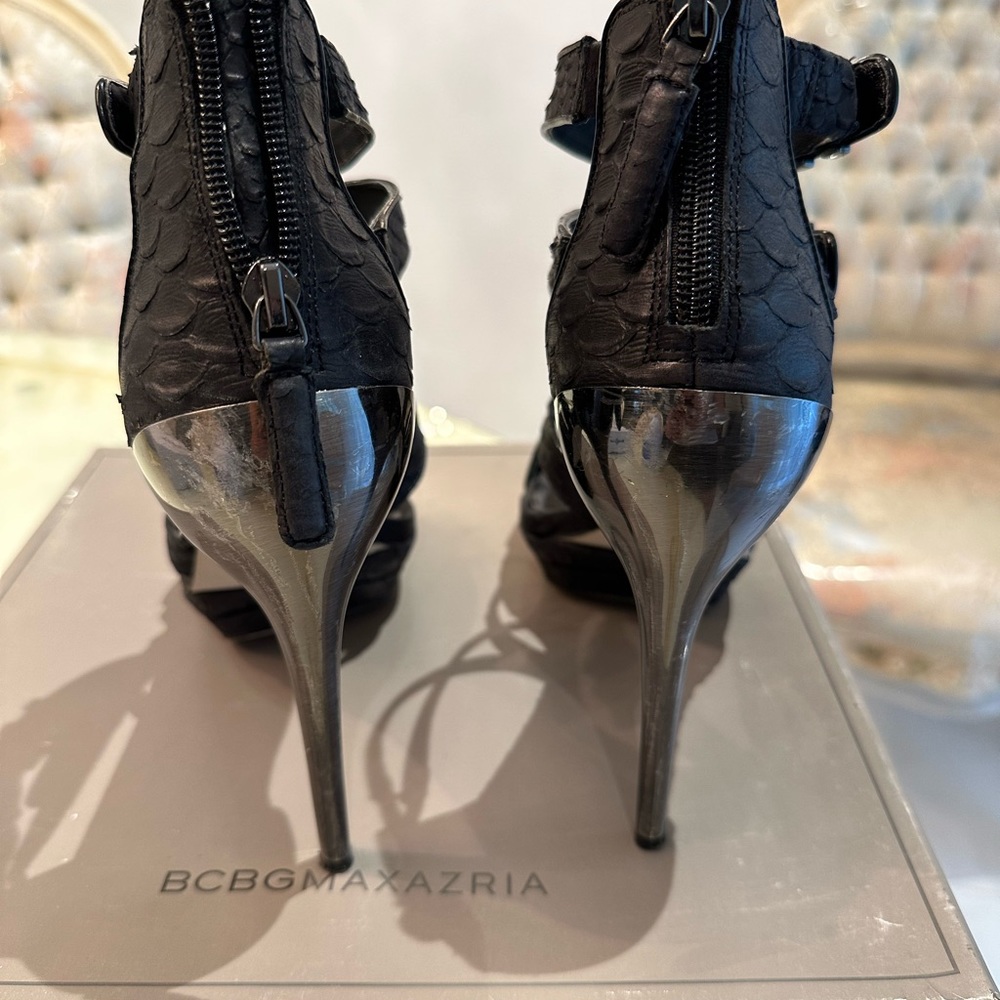 Bcbg Glazed Python Heels - image 3